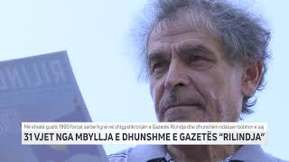 31 VJET NGA MBYLLJA E DHUNSHME E GAZETËS “RILINDJA” | T7