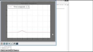 Transport equation with decay, a python implementation