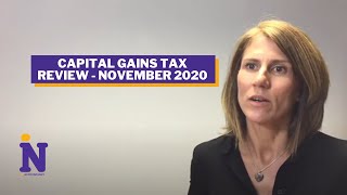 Capital Gains Tax Review - November 2020