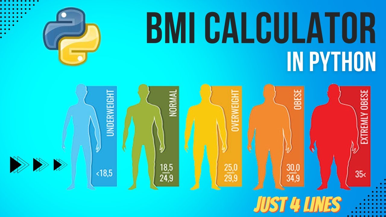 Bmi Calculator Using Python Python Projects For Beginners Project