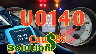 U0140 error code - loss communication with body control module (BCM) and fastest solution #allcars