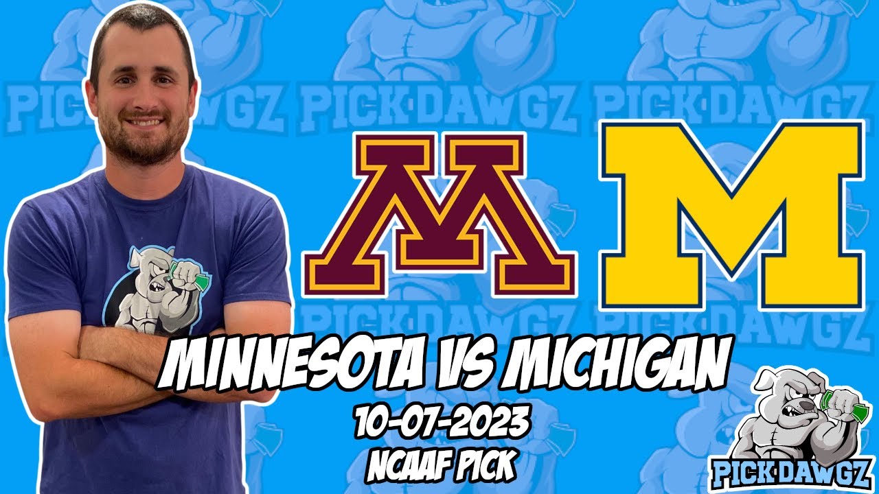 Minnesota Vs Michigan 10/7/23 Free College Football Picks And ...