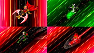 Semua Finisher Rider - All Kamen Rider : Rider Revolution