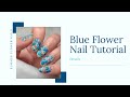 Negative Space Flower Nails - Nail Art Tutorial #shorts