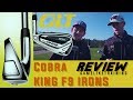 NEW Cobra F9 Speedback Irons Review - Hitting Off Real Grass & Using Real Golf Balls