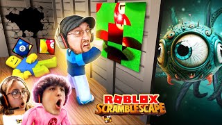 Roblox Scramblescape!  Unscramble Art to Survive the Entity (FGTeeV Family Escape Gameplay)
