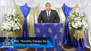 SISDAC Worldwide | Online Leoleo Taeao Jan 18, 2021 - Min. Timothy Faiupu Su'a