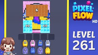 Pixel Flow Level 261 Solution Walkthrough
