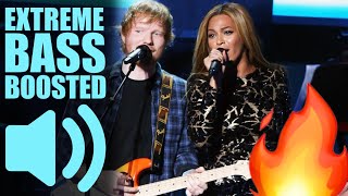 Ed Sheeran - Perfect Duet With Beyoncé Bass Boosted Extreme🔊😱🔊