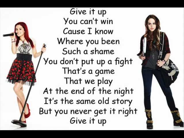 Victorious Give It Up Lyrics Chords - Chordify