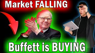 5 Stocks Warren Buffett is BUYING NOW as the Market Falls!!
