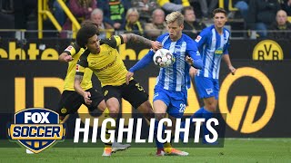 Borussia Dortmund vs. Hertha BSC Berlin | 2018-19 Bundesliga Highlights