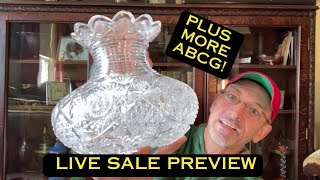 Live Sale Preview and WOW 1890's ABCG Vase!