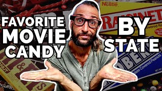 Breakdown of Every States Favorite Movie Theatre Candy!