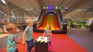 Fun Playground for kids at Lattjoland Indoor Play Center in Kalmar (family fun)