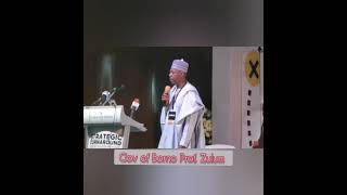 Borno State Governor Prof Babagana Zulum speaks on governance and leadership. Very strongly