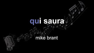 mike brant | qui saura | lyrics | paroles | letra |