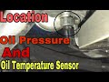 Hyundai H1 Engine Oil Pressure And Temperature Sensor || CAR WORK ||