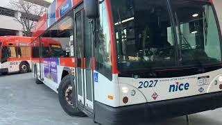 NICE Bus: 2021 Gillig BRT+ CNG 2027 n40