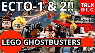LEGO Ghostbusters 2016 Ecto-1 & 2 Review! New Ghostbusters Movie! Set 75828