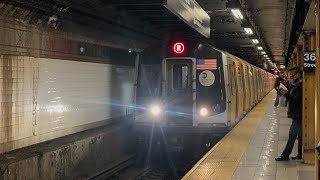 MTA Subway: R160 “ZoHo Wrapped” (R) Train at Smith-9 Sts and 36 St.