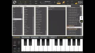 KV331 Synthmaster - iPad Mini 4 - Sounds Demo.