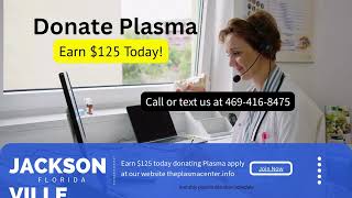 monthly plasma donation schedule Jacksonville Florida? Did You know that You can earn 125 donating
