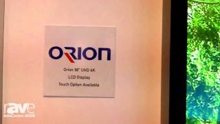 InfoComm 2015: APG Displays Features the Orion 98\