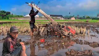 Air Melimpah‼️Si Acil Lanjut Bajak Sawah Yang Kemarin Traktor Sawah Quick G3000 Zeva Joki Cilik