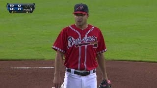 SD@ATL: Hale records his first Major League strikeout