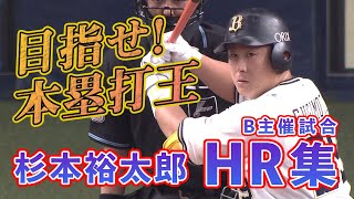 【目指せ！本塁打王】杉本裕太郎選手 前半戦HR集（B主催試合）