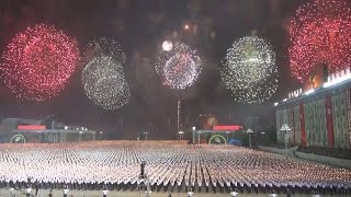 祝賀行事、夜まで続く 党大会開催の北朝鮮