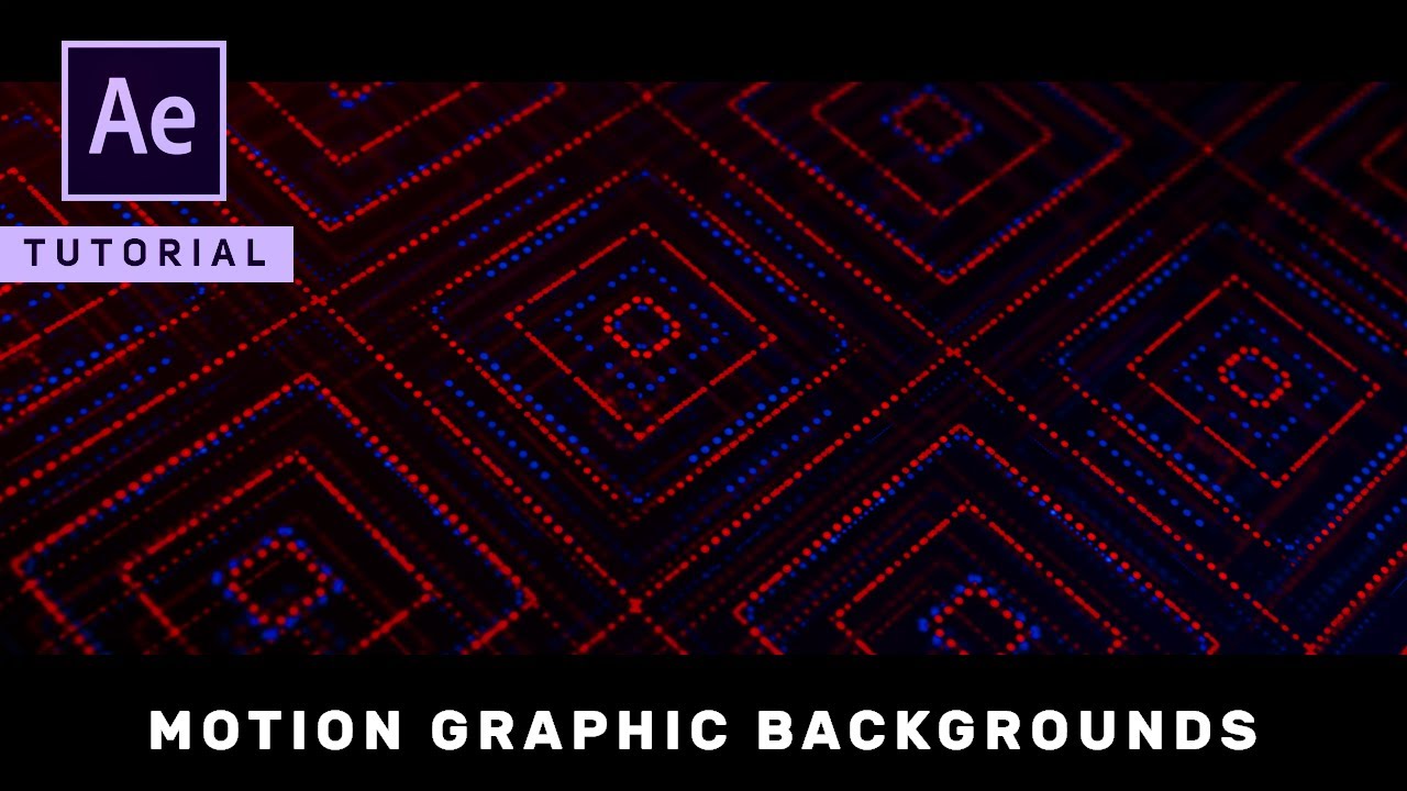 Create Motion Backgrounds After Effects Dotzik