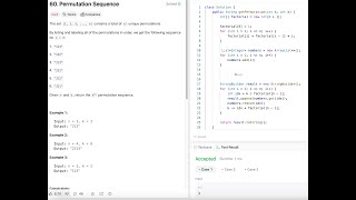 LeetCode: 60. Permutation Sequence(Golang & Java)