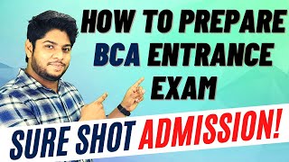 How to prepare BCA Entrance exam IPU CET UGAT SET CHRIST| Complete Details