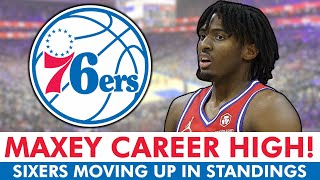 Tyrese Maxey Drops CAREER HIGH 52 Points vs. San Antonio Spurs + Updated 76ers Playoff Picture