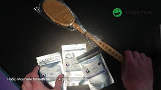 Розпакування Набір Mermade Smooth Skin Kit Щітка для сухого масажу + Скраб для тіла з Rozetka