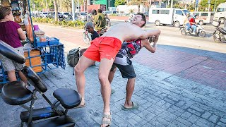 INTENSE Filipino Hilot Massage on busy road