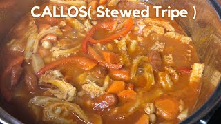 CALLOS  Stewed tripe Easy Recipe