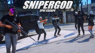 SNIPERGOD ! KEI SO ANGRY !! AKSI PENYELAMATAN SEMUA TEMAN !!! GTA 5 ROLEPLAY