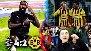 GLADBACH vs DORTMUND 4:2 Stadion Vlog 🔥 Torreiches Spektakel – BVB überfordert – Borussia-Duell!