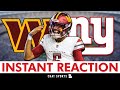 Commanders News: INSTANT REACTION After 27-22 WIN vs. The Giants | Season SWEEP Over The G-Men!