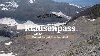 Hiking in Klausenpass in Switzerland - Klausen Pass