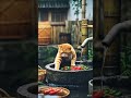 omg cat cooking 🤣🤣😳 trending funny viralvideo cat youtubeshorts