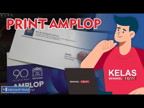 Cara Mencetak Amplop Di Microsoft Word - YouTube