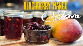 Blackberry Mango Jam with Pectin Canning Recipe