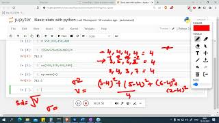 How to identify z score, mean, and median with python