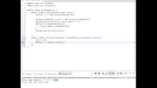 Remove Elements in an Array List (Java)