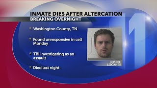 Washington County, TN inmate dies Thursday night