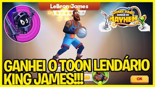 GANHEI O LENDÁRIO TOON KING JAMES E EVOLUI AO MÁXIMO! - LOONEY TUNES WORD OF MAYHEM #28